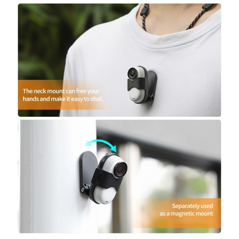 Adjustable & Neck Mount for GO 3 Camera Holder Flexibility in