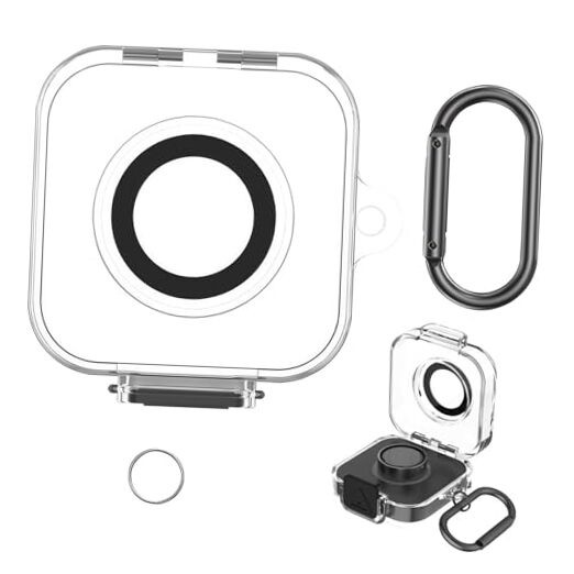 Smart Ring Charger Protective Case,Compatible with Oura Ring Gen 4 Grey