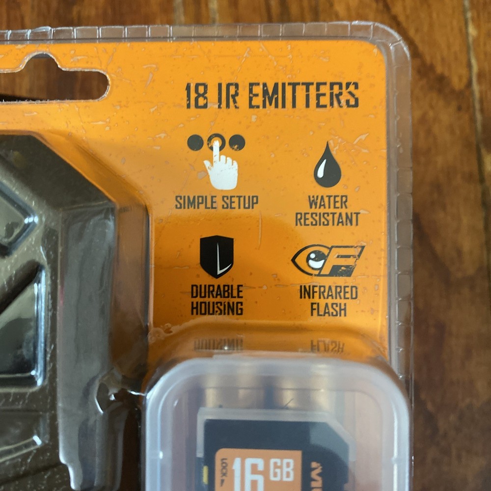 MUDDY Pro Cam 16 Combo Video Trail Camera Batteries & 16GB Memory Include NEW