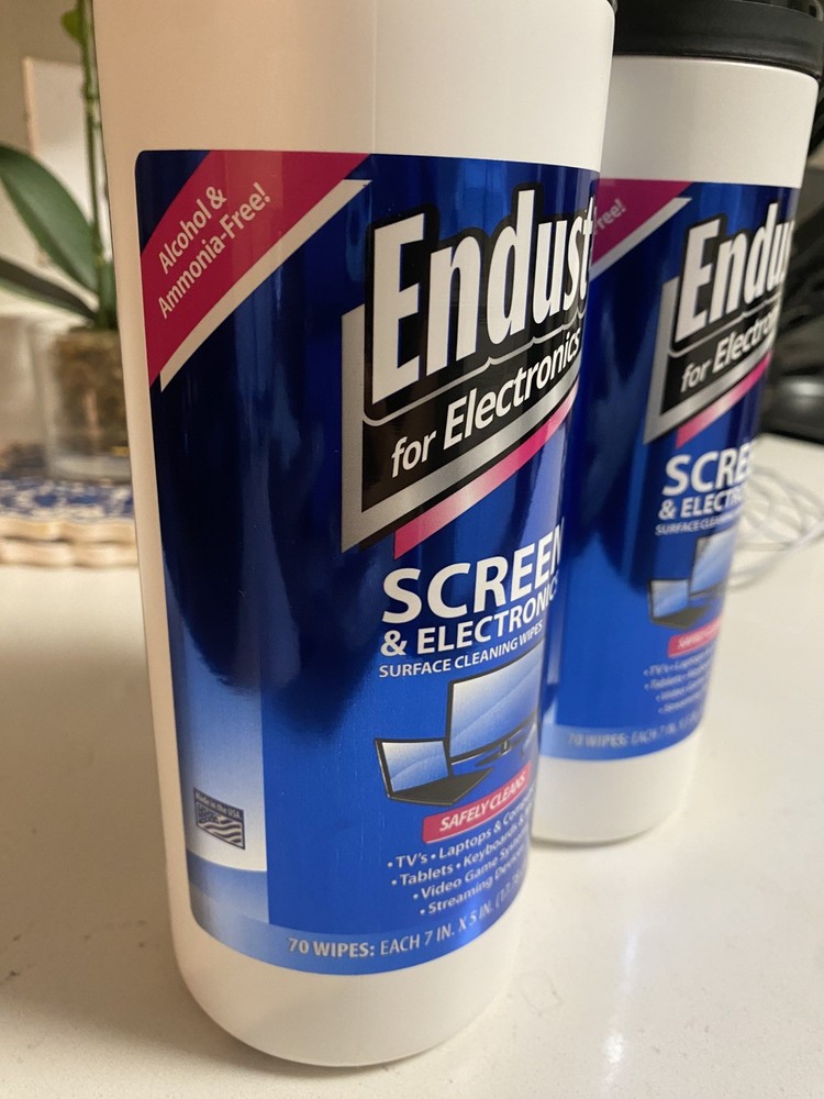 Endust For Electronics; Cleaning Wipes for Screens & Electronics Surfaces 2 pks