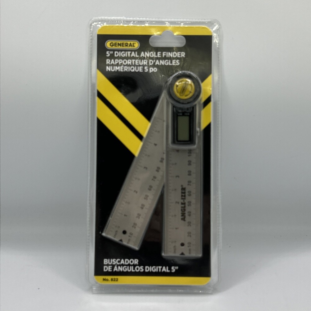 GENERAL TOOLS 5” Digital Angle Finder, Model # 822