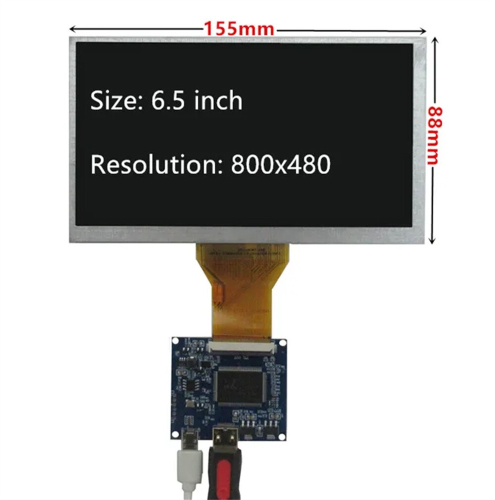 6.5 Inch AT065TN14 LCD Screen Display Driver Control Board Mini HDMI-Compatible