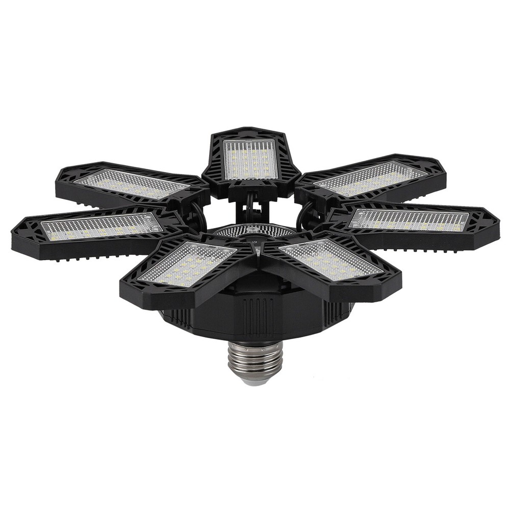 LED Garage Light 6500K Super Bright Work Shop Ceiling Light Deformable Bulb Lamp