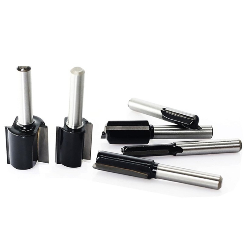 6pcs Multipurpose Double Edged Milling Cutters Set for Composite and Craft
