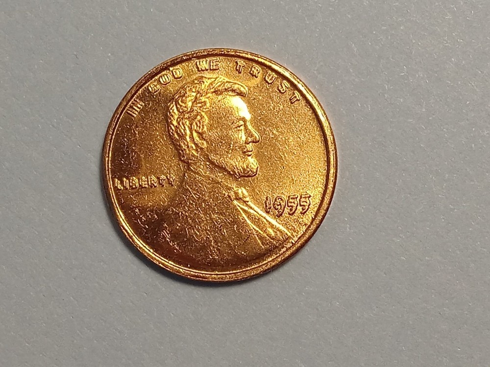 US 1955 Doubled-Die Obverse Lincoln Cent Fantasy Modern Restrike Token