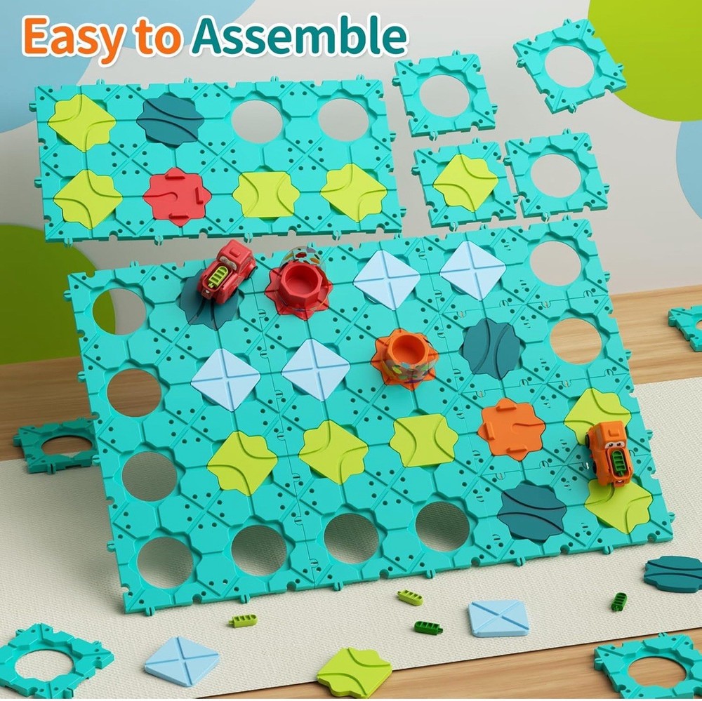 STEM Building Blocks with 200+ Challenges | Sensory Learning Kit for Preschoo...