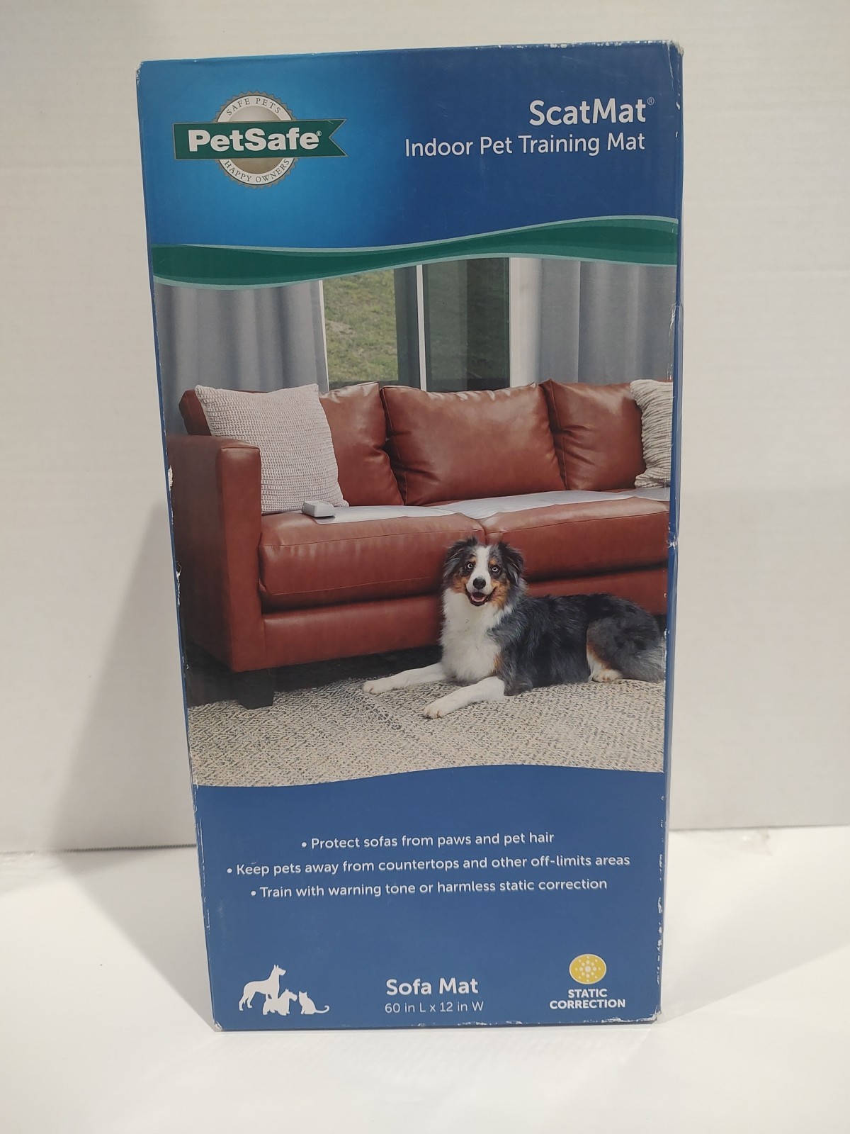 New PetSafe ScatMat Electronic Dog & Cat Indoor Pet Training Mat 60"x12" 60 x 12