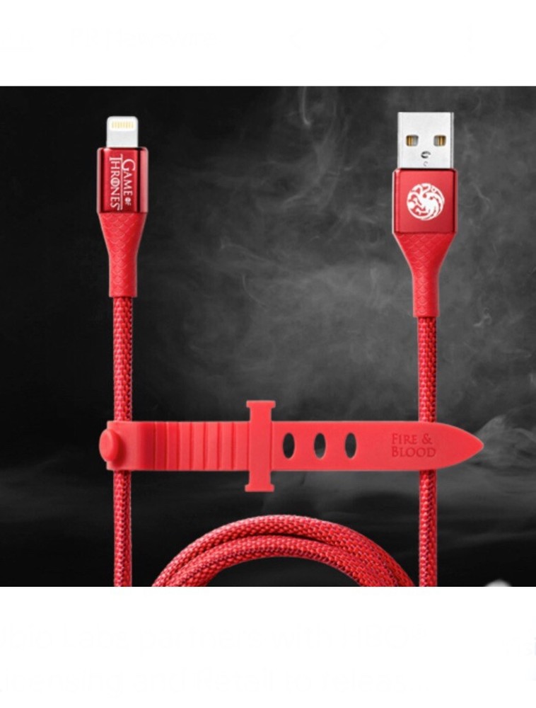 Game Of Throne USB-C Cable 4ft For iPhones