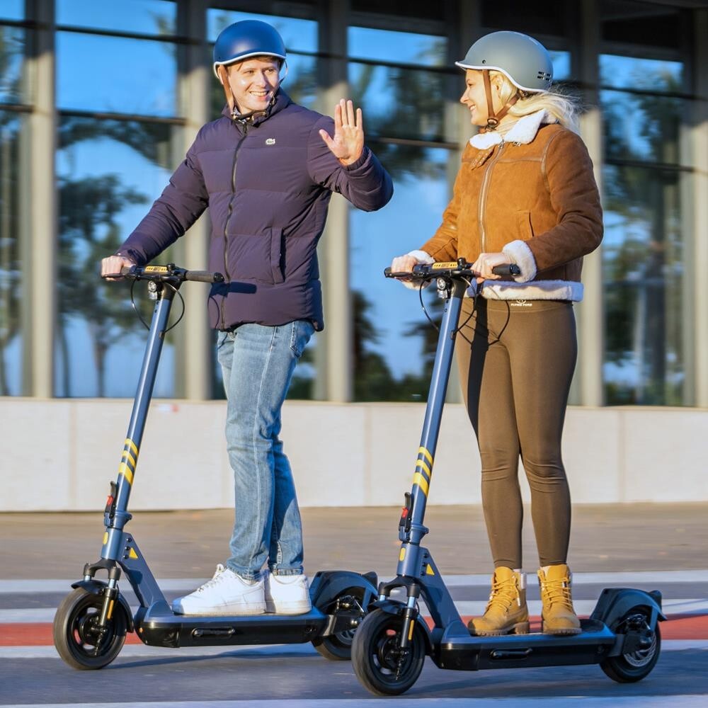 Hurtle 10 Foldable Electric Scooter-Upgraded Inner Honeycomb Solid Tire Foldabl