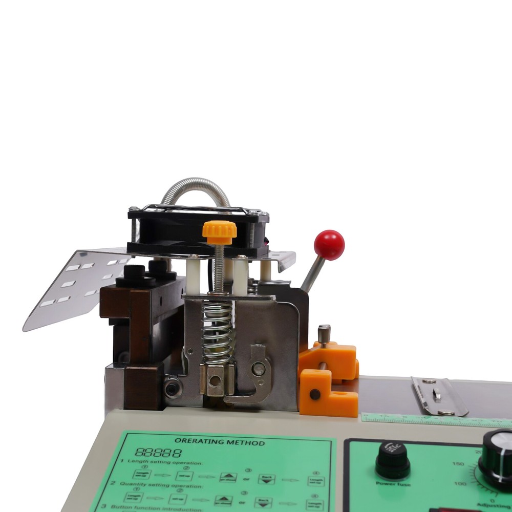 Webbing Cutting Machine Automatic Hot + Cold Tape Cutter for Elastic Band 280W