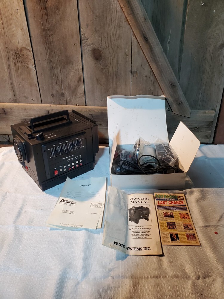 Vintage Image Transfer System With Stereo Sound Mixing DMC Untested photography