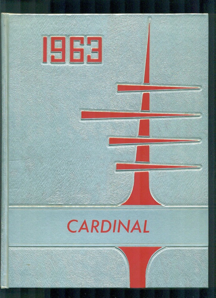 Cardinal 1963 -- Chalmers, Indiana -- yearbook