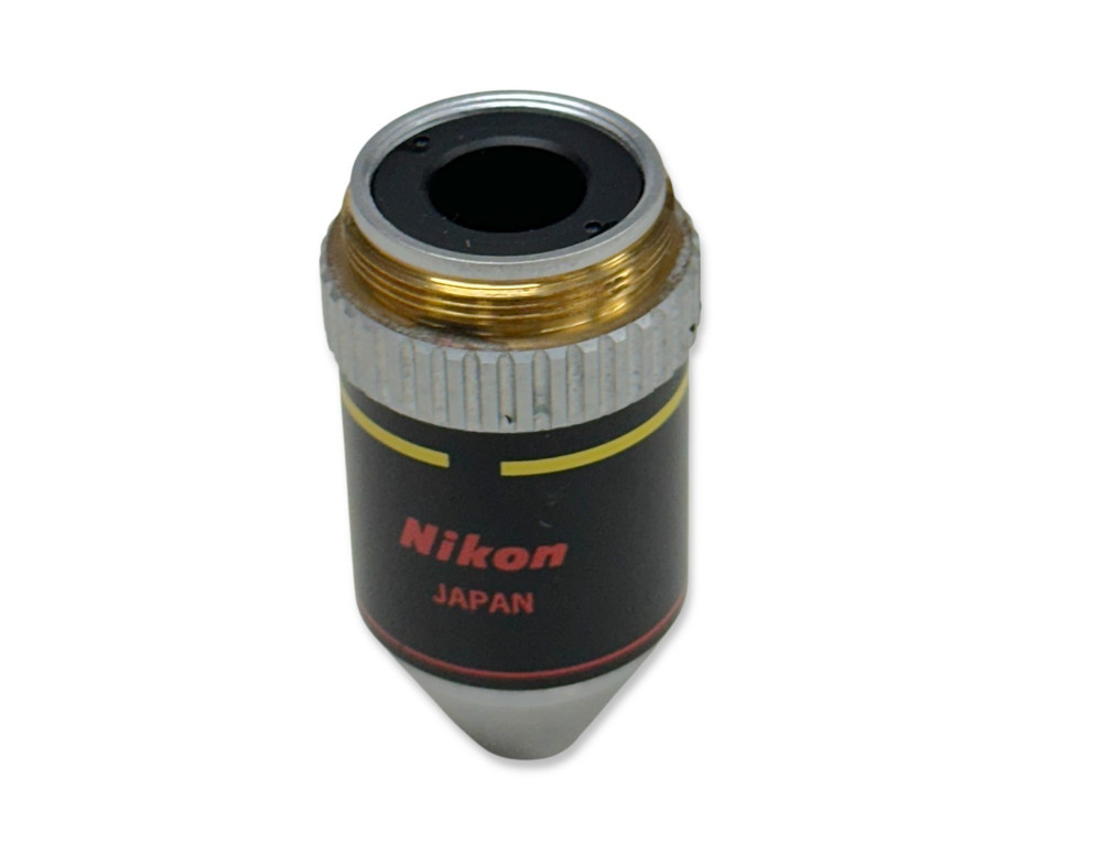 Nikon E 10x / 0.25 Ph1 DL Phase Contrast Microscope Objective 160 / - Made Japan