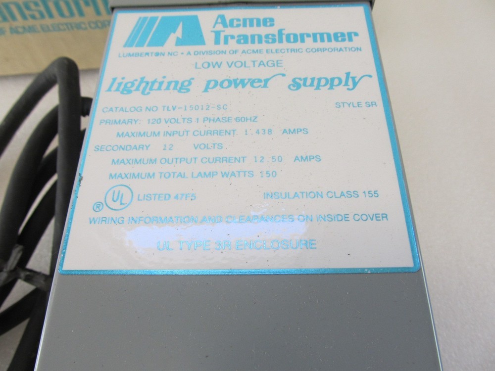 Acme TLV-15012-SC General Purpose Transformer