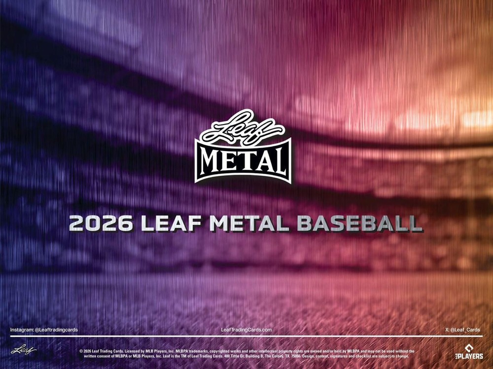 2026 Leaf Metal Baseball Jumbo Box