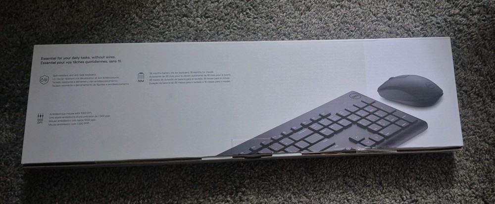 Dell Wireless Keyboard and Mouse KM3322W *Brand New*