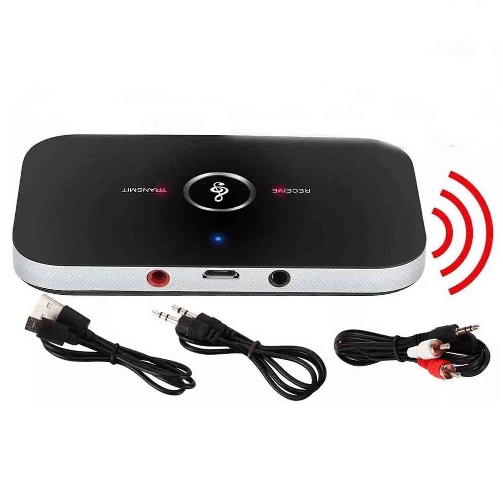 2-in-1 stereo wireless audio adapter Bluetooth receiver transmitter