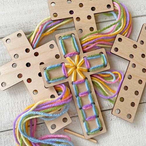 He Is Risen Easter Decor – Religious Easter Decoration for Home, Cross 1