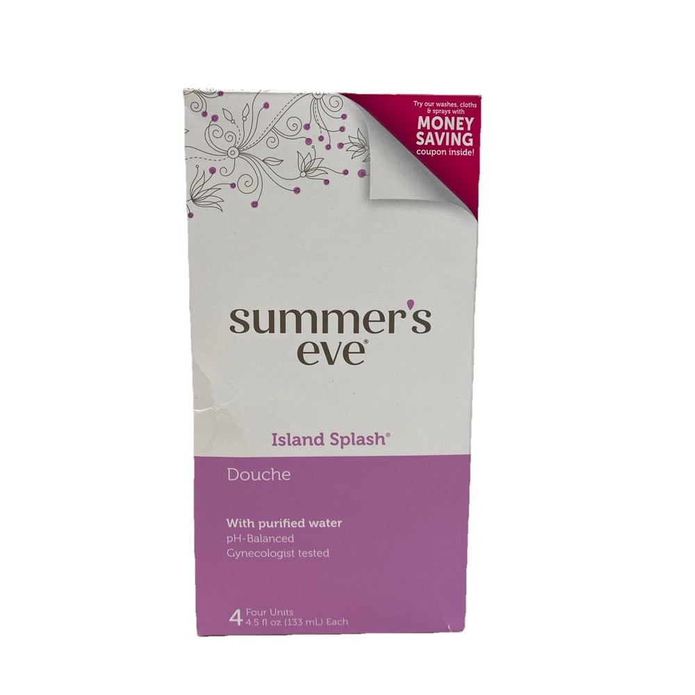 Summers Eve Island Splash Douche 4-Pack