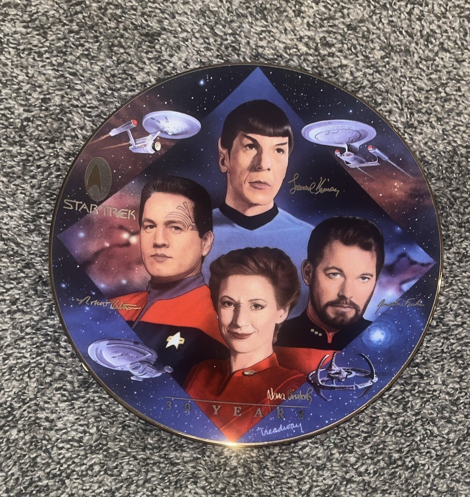 Hamilton Collection Star Trek Second in Command Plate 4374A