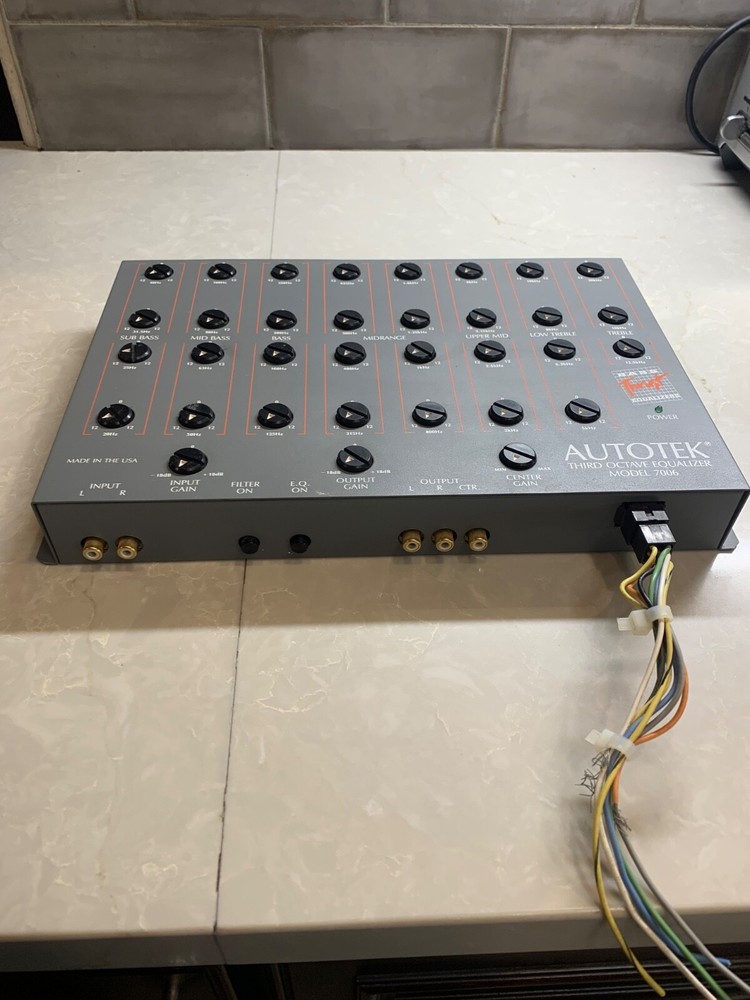 Zed Audio old school third octave equalizer model 7006