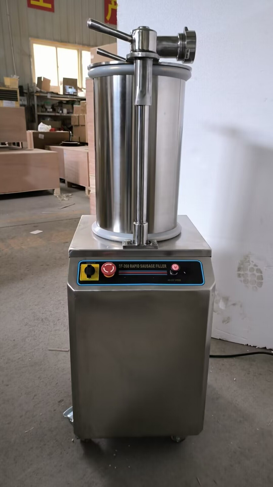 Hydraulic 57 lb. Sausage Stuffer | Automatic 110V | 882 lb/h | Sausage Filling