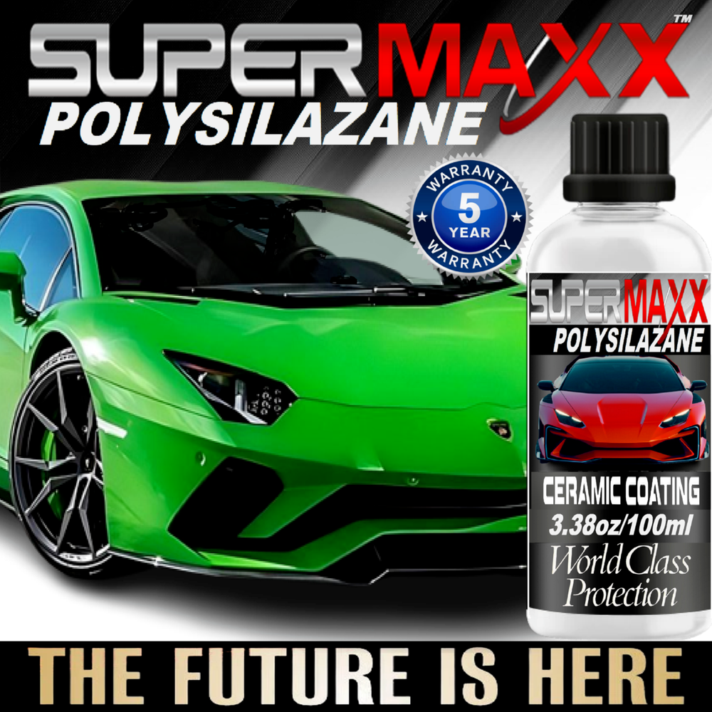 CERAMIC CAR COATING 5 YR POLYSILAZANE "HIGH GLOSS TRICURE TECHNOLOGY PROTECTION