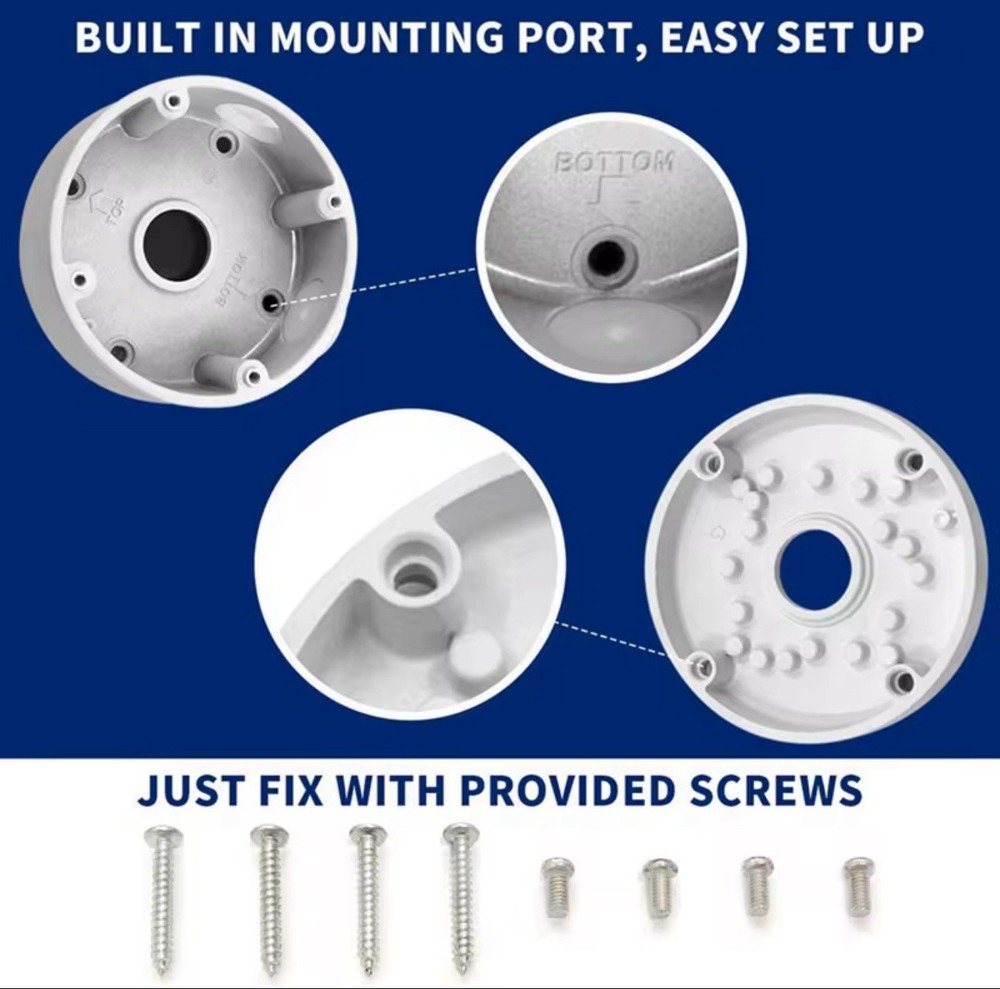 Security Camera Junction Box Weatherproof Mounting Aluminium