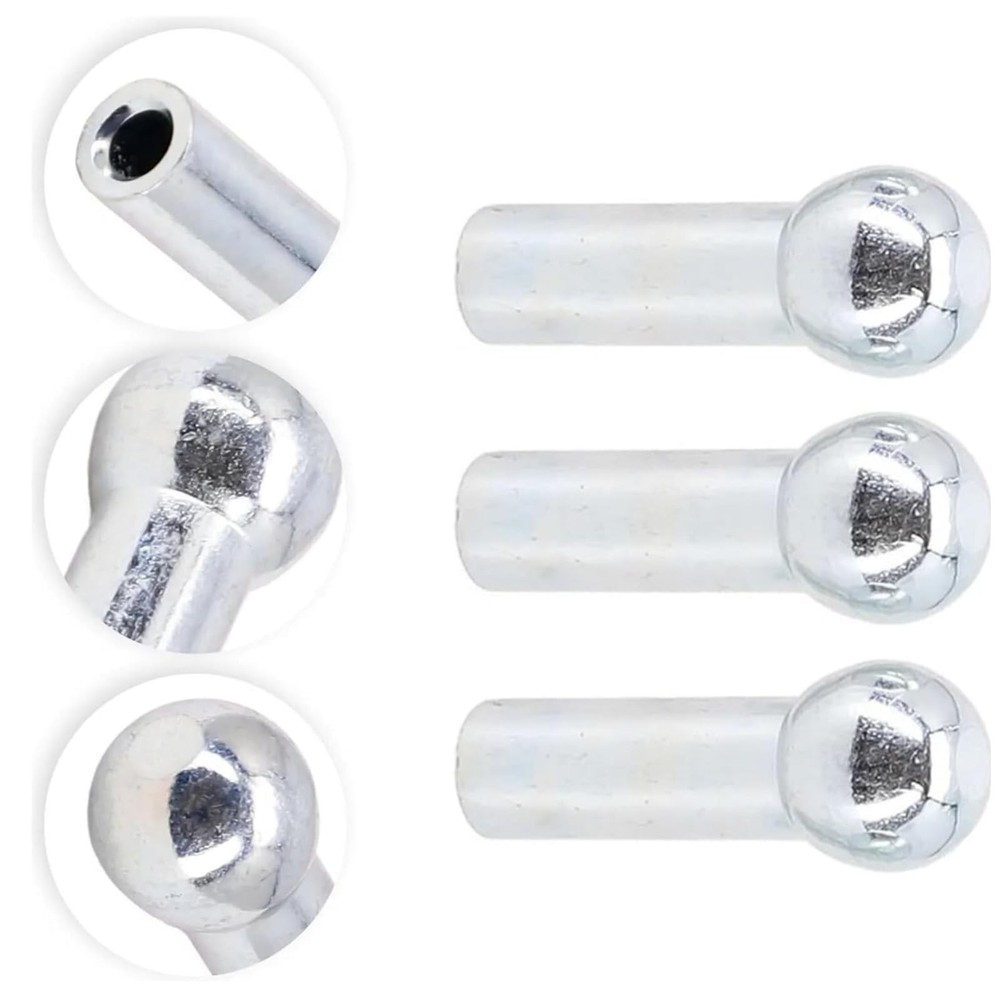 6 Pack Gym Cable Ball Stopper Pulley Machine Sliver