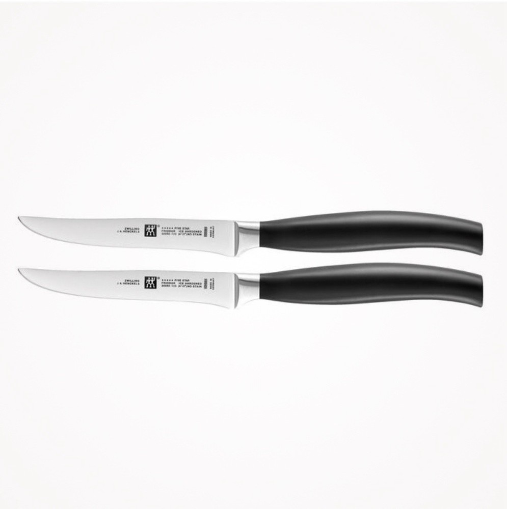 ZWILLING Five Star Steak Knife Set 2-Piece - NEW