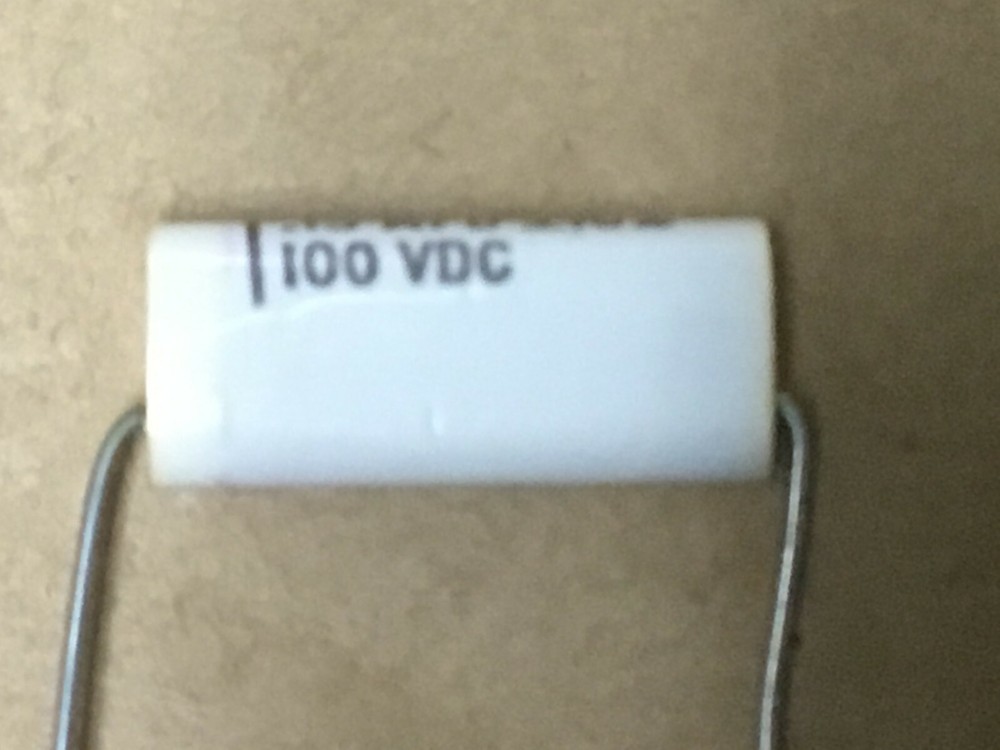 (1 PC) TRW 663FR105491W Dielectric Fixed Capacitor .15MFD 100VDC 10%