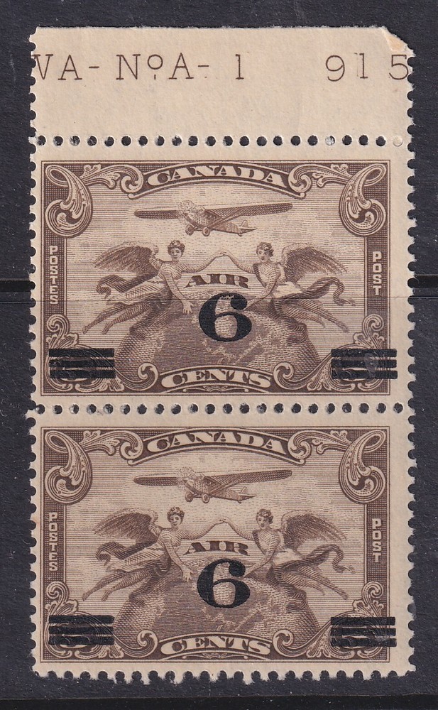 Canada, Scott C3, MNH pair