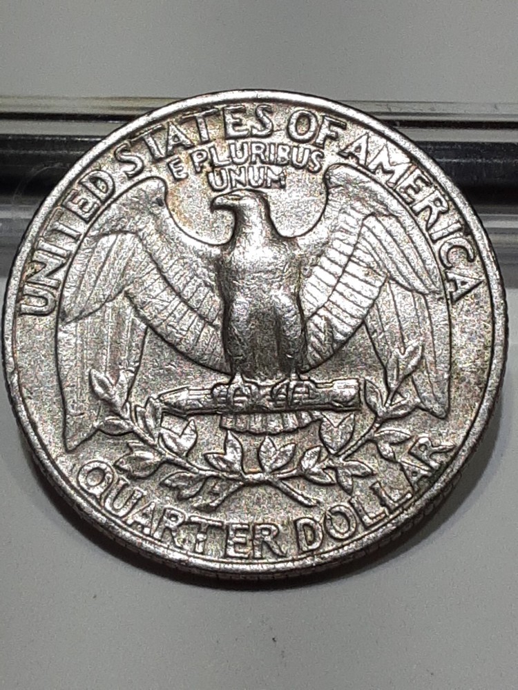 1982 P WASHINGTON QUARTER FILLED IN MINT MARK ERROR Circulated