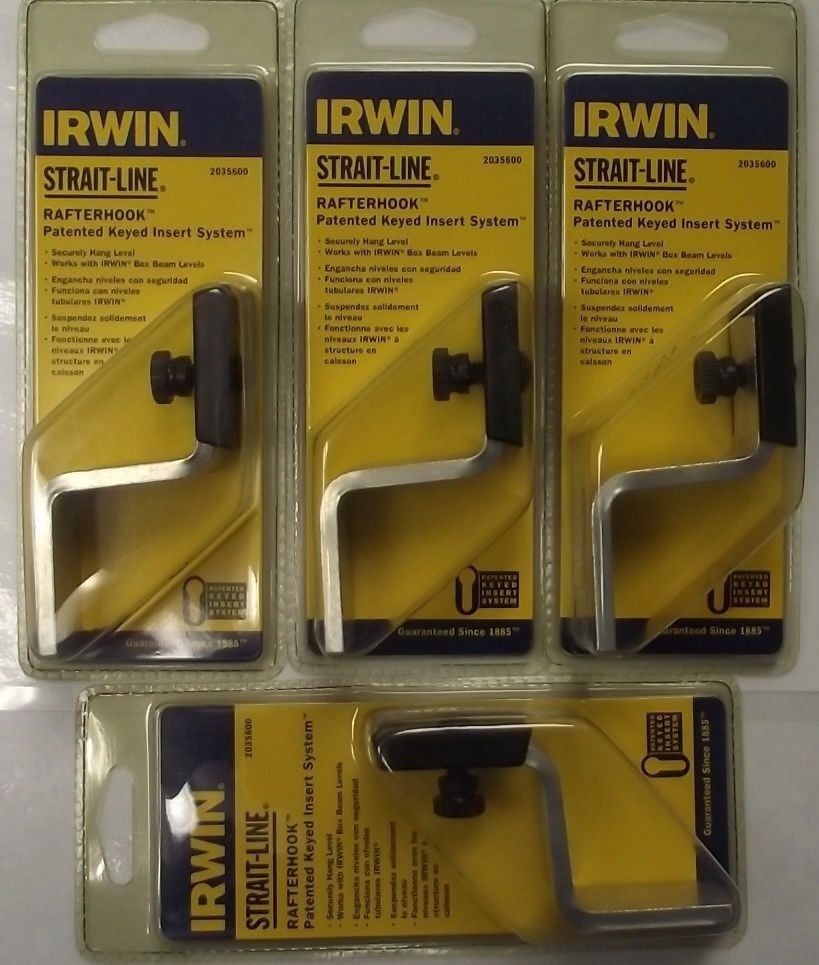 Irwin Strait-Line Rafter Hook For Box Beam Level Accessory 4pcs. 2035600
