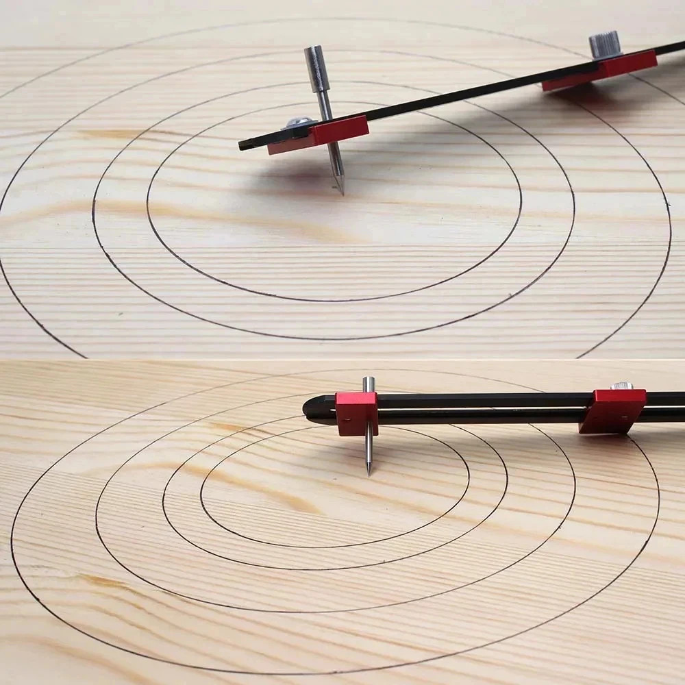 Woodworking Drawing Compass Ruler High Precision Scribe Gauge Measurement Tools