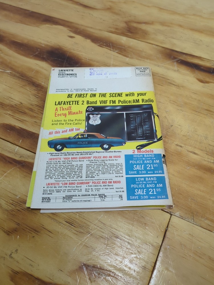 Vintage Lafayette Radio Electronics Catalog 1968