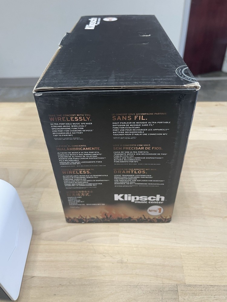 KLIPSCH KMC 1 MUSIC CENTER WIRELESS BLUETOOTH PORTABLE SPEAKER