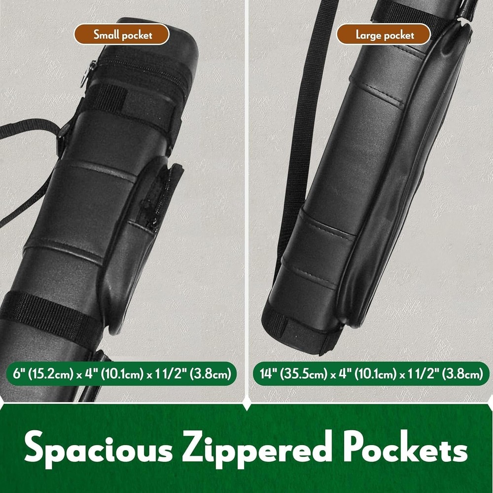 Hard Pool Cue Stick Carrying Case