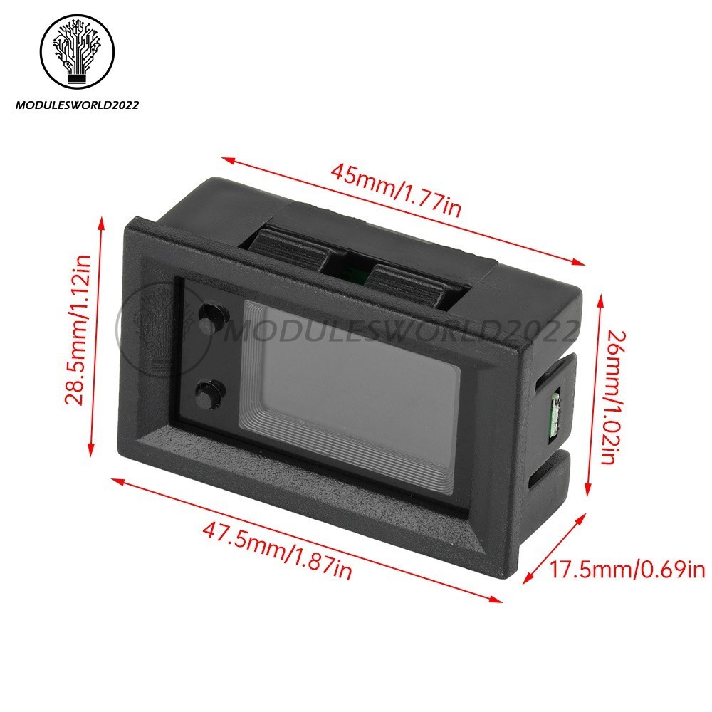 9in1 Multimeter DC4-30V Power Tester Voltage Current Capacity Meter 10A 50A 100A
