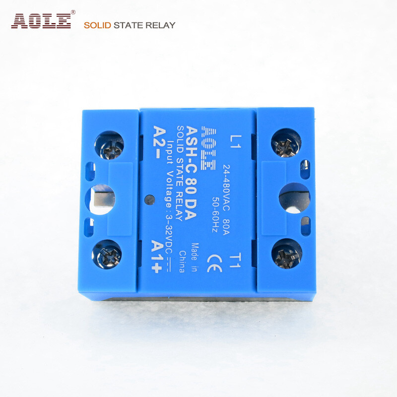 SSR single phase solid state relay 80A DC-AC ASH-C 80DA