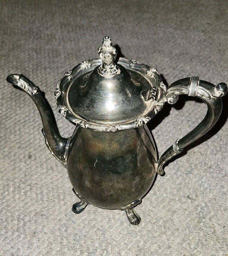 Vintage Silverplate Tea Pot Poole Silver Plate Classic