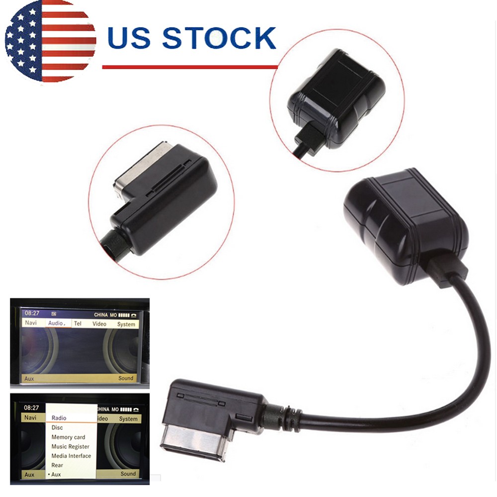 For Mercedes-Benz Bluetooth Wireless Aux Module MMI Socket Connector Adapter USA