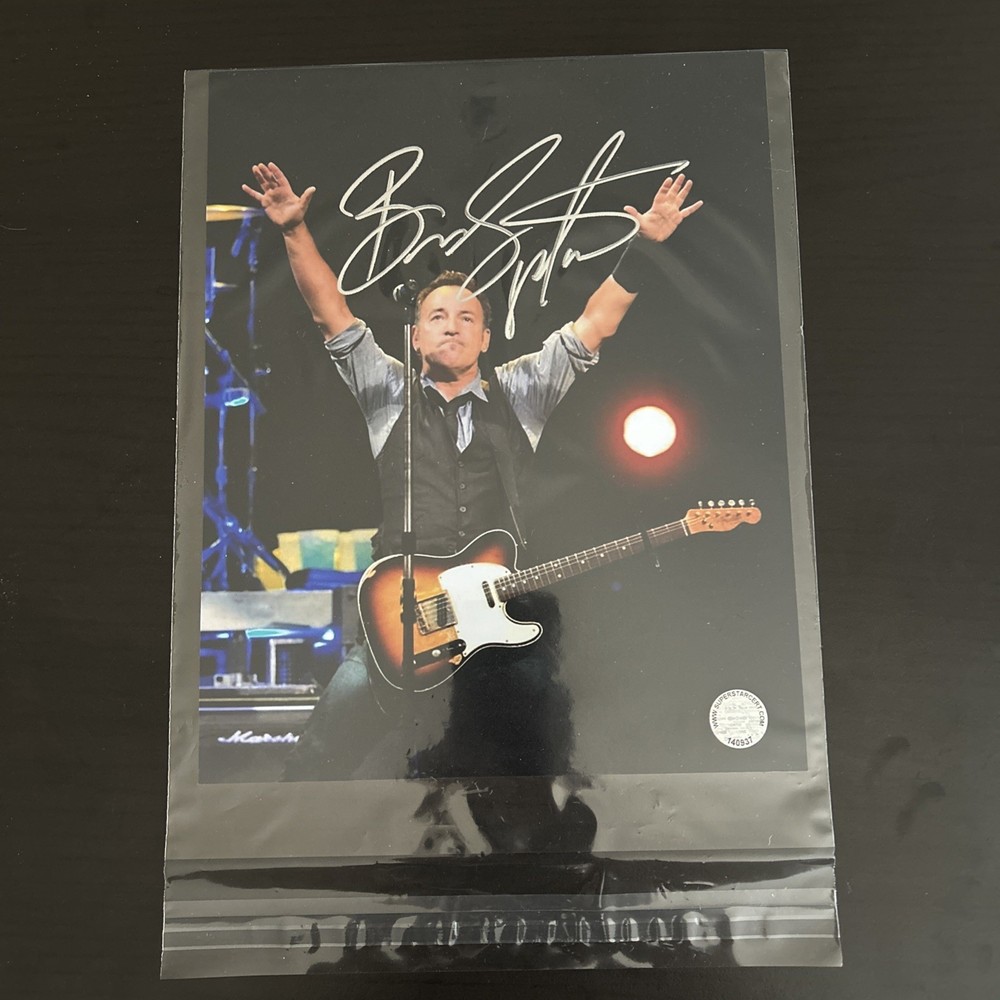 Bruce Springsteen Signed Autograph 8x10 Photo