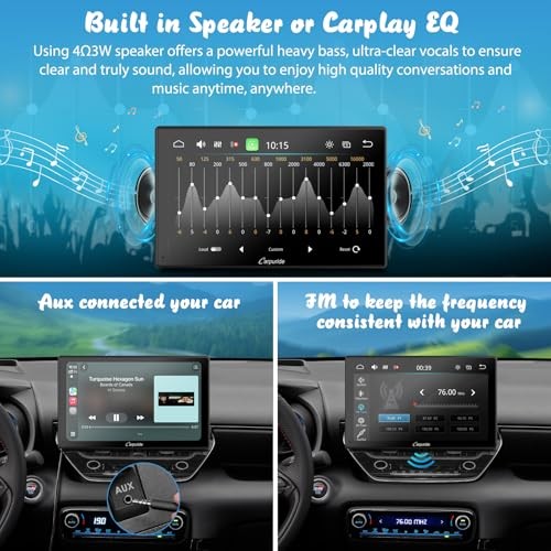 W901 Pro with Wireless Bluetooth Transmission Portable Carplay & Android Auto