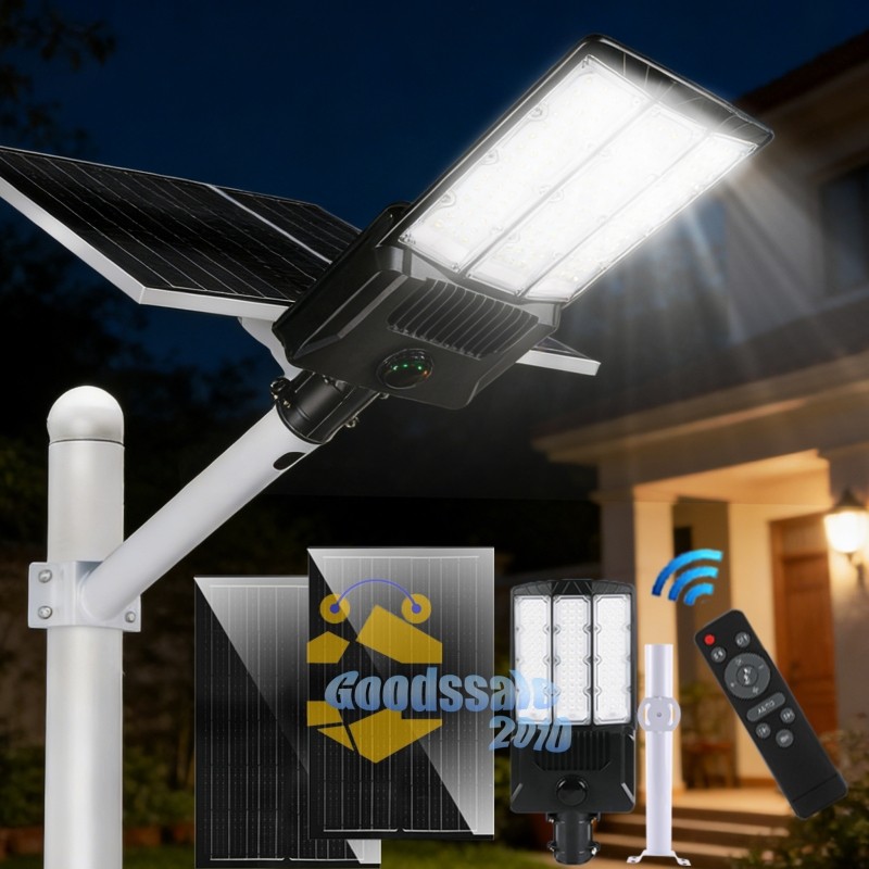 16000W Commercial Outdoor Solar Street Lights Dusk to Dawn parking lot Lights