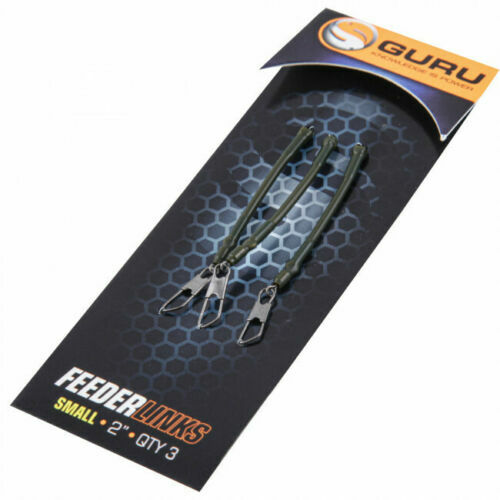 Guru Feeder Links Small 2", Medium 2.5" and Large 3" Feeder Fishing Korda Guru
