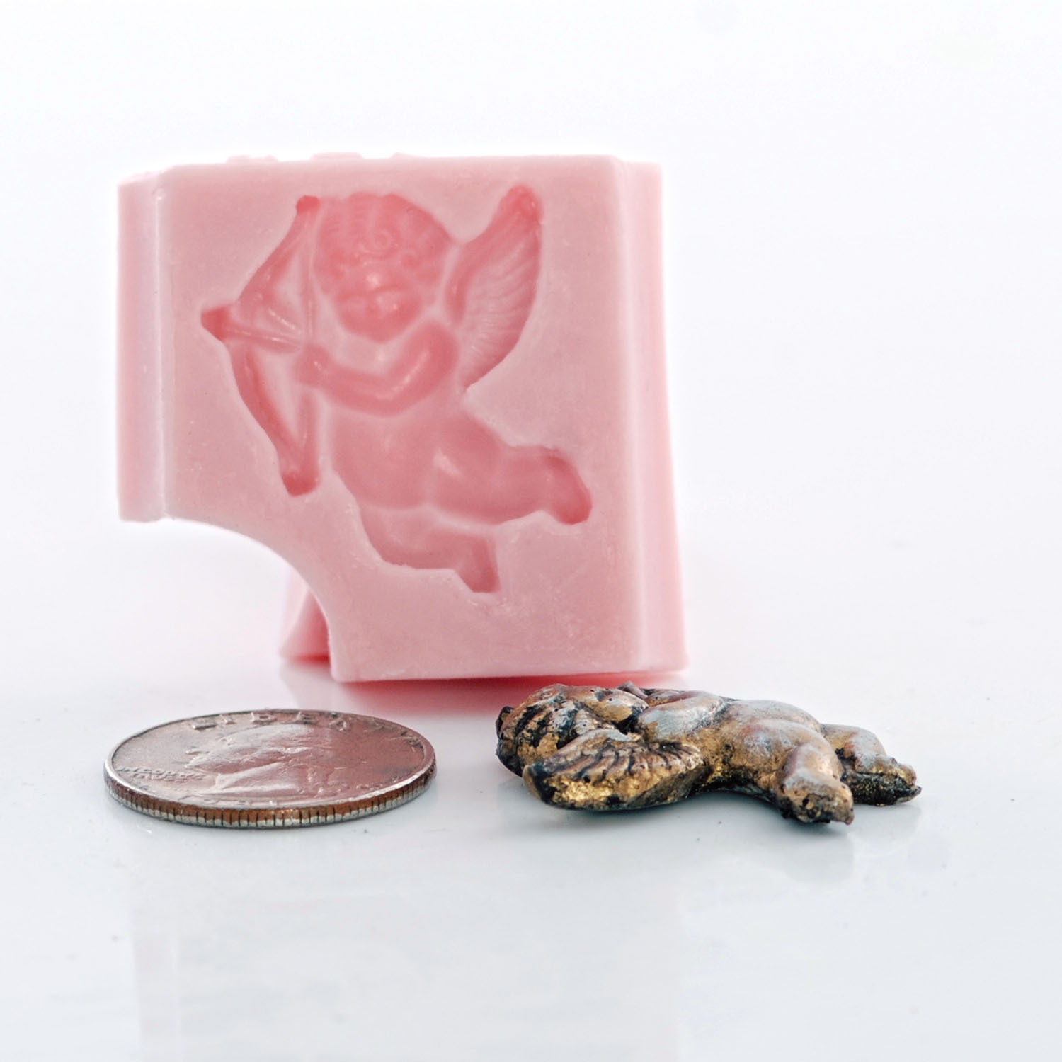 Silicone Cupid Mold Flexible Easy to Use Food Safe Jewelry Craft Wax Mold (537)