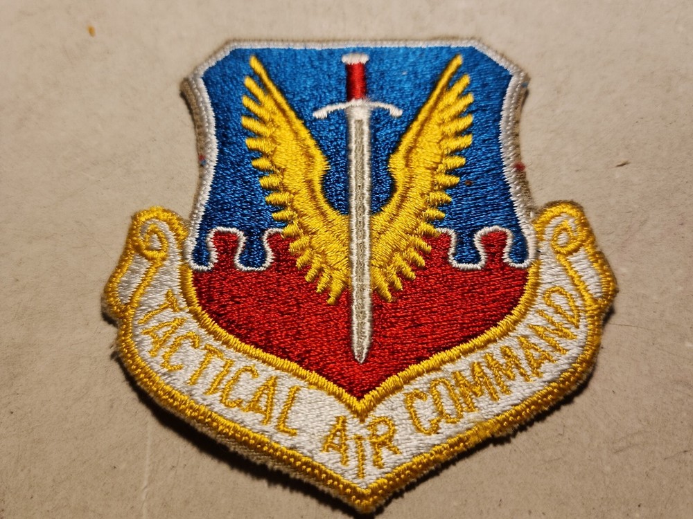 Original Cold War Era U.S. Air Force "Tactical Air Command" Uniform Patch JRR4