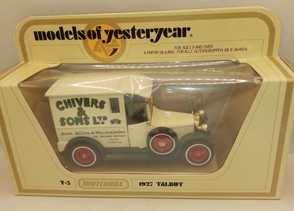 Matchbox MOY Chivers & Son 1927 Talbot van Y-5