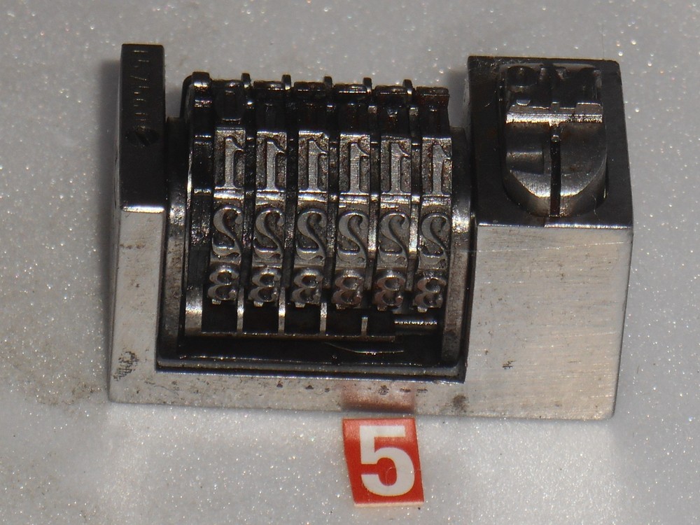 WETTER | letterpress numbering machine | 5